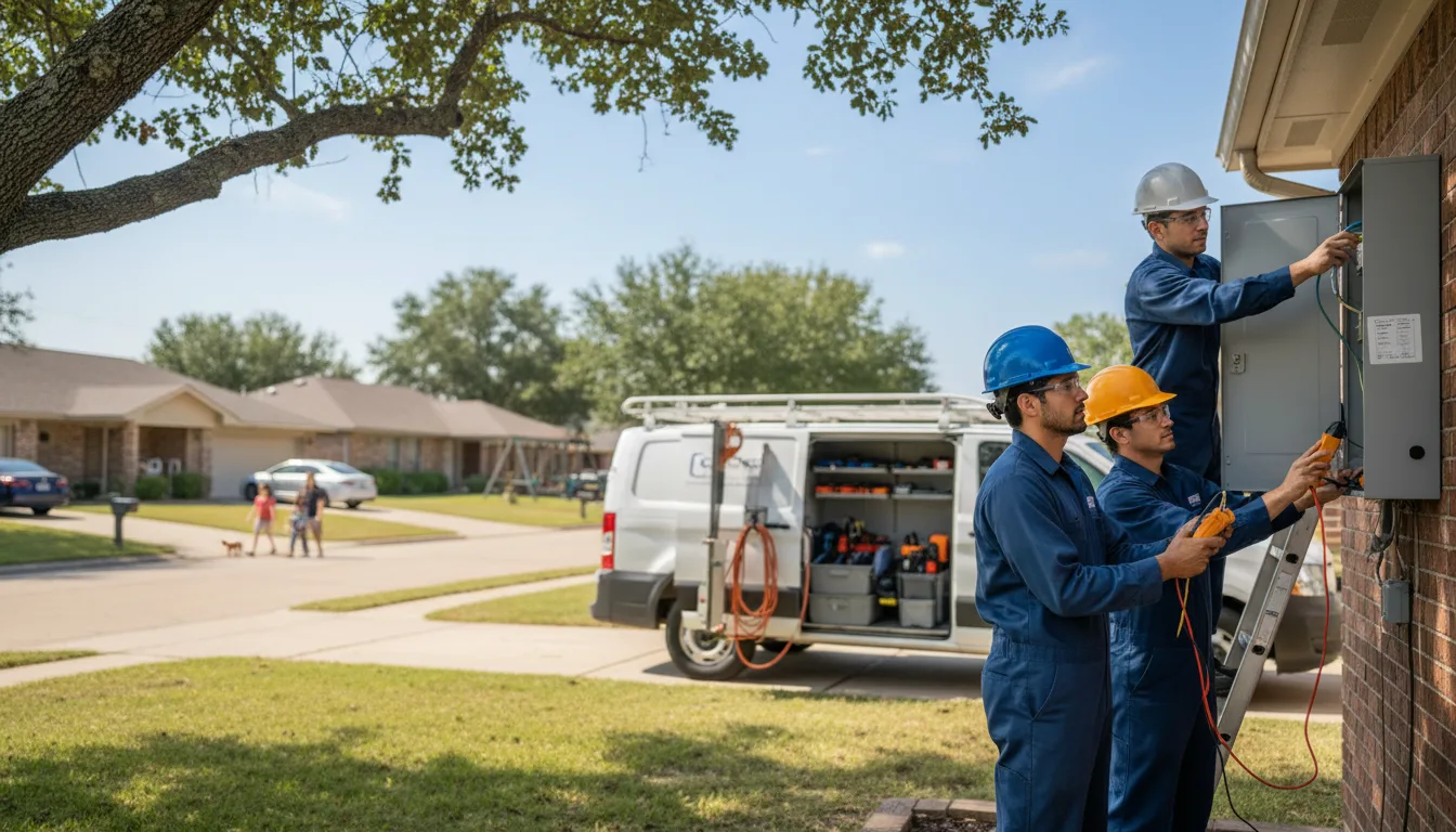 Certified electrician providing emergency electrical services in Cornish, UT